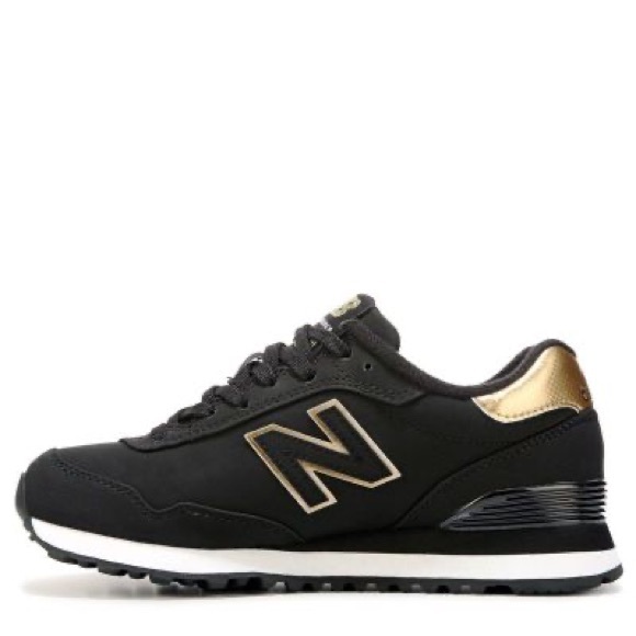 New Balance Shoes - New Balance 515 Black Gold Tennis Shoe Sneaker